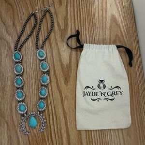 Turquoise Squash Necklace.